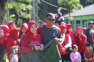 Semarak Rayakan Kemerdekaan RI ke – 78 Th, Yonif Raider 303/SSM Gelar Fun Game