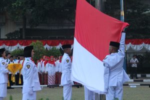 LANTAMAL III JAKARTA HADIRI UPACARA BENDERA DALAM RANGKA HUT KE-78 KEMERDEKAAN RI 17 AGUSTUS 2023