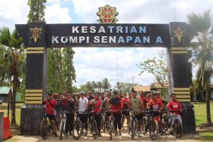 Aksi Gowes Prajurit Yalet, Kebun Coklat – Mopah Dalam Rangka Memeriahkan HUT Ke-78 RI