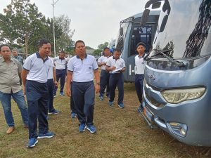 Tingkatkan Operasional Pangkalan, Danlanal Bintan Laksanakan Pengecekan Secara Fisik Kendaraan Dinas
