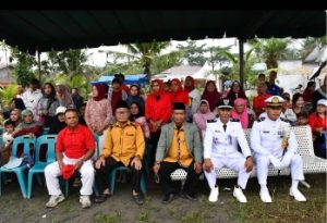 Lantamal I Laksanakan Upacara dan Perayaan HUT Ke-78 RI di Desa Palu Kurau Deli Serdang Sumatera Utara