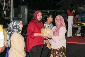 Danlanal Beserta Keluarga Besar Prajurit Lanal Banjarmasin Meriahkan Puncak Acara Peringatan HUT RI Ke-78