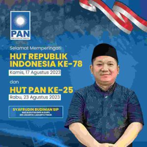 Bareng Artis Ayu Azhari Eko Patrio, Syafrudin Budiman SIP Masuk Caleg PAN DPR RI Dapil DKI Jakarta I Jakarta Timur