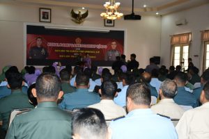 Komandan Lanal Bandung Hadiri Acara Kenal Pamit Dankogartap II/Bandung