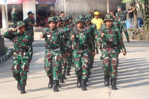 Tradisi Penerimaan Warga Baru Brigif Mekanis 14 Kostrad