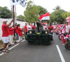 Semarak Kemeriahan Kemerdekaan Republik Indonesia di Yonarmed 6 Kostrad