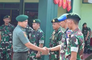 Dalam Rangka Pengawasan Kegiatan Satuan, Kasdivif 1 Kostrad Kunjungi Satuan Satuan di Wilayah Bogor