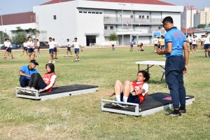 DANLANTAMAL III JAKARTA DAMPINGI WAASPERS KASAL MENINJAU SELEKSI TES SAMAPTA CABA DAN CATA PK TNI AL GEL II TAHUN 2023