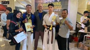 Harumkan Nama Satuan, Prajurit Condromowo Raih Juara Pertama Kejuaraan Nasional Karate Kyokushin Nakamura Full Body Contact