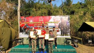 Tim Tembak Shooting Club 501 Raih Emas Kejuaraan Menembak HUT Rindam V/BRW