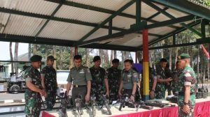 Yonif Para Raider 502 Menerima Kunjungan Tim Asistensi Orgas Uji Coba dari Pussenif TNI AD