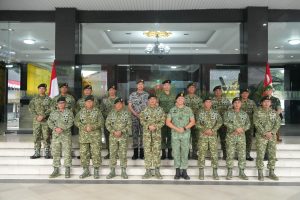 Courtesy Call Pangkostrad dan Singapore Army 3rd Division Commander