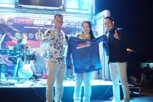 Lanal Ketapang Bersama Forkopimca Sandai Sambut Tim Expedisi Maritim 2023 Route Putih