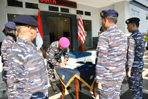 DANLANTAMAL III JAKARTA PIMPIN SERTIJAB KAAKUN LANTAMAL III JAKARTA