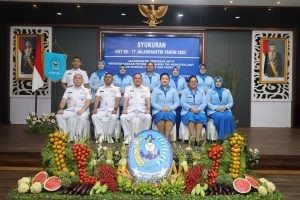 Danlantamal I Bersama Ketua Korcab I DJA I Laksanakan Syukuran HUT Ke-77 Jalasenastri