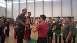 Yonbekang 1 Kostrad Juarai Turnamen Badminton Antar Satuan Divif 1 Kostrad Se-Jabodetabek