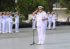 Sambut Hari Jadi Ke-78 TNI AL, Lantamal I Laksanakan Ziarah Rombongan di TMP Bukit Barisan