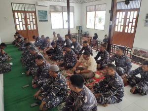 Wujud Rasa Syukur, Lanal Simeulue Laksanakan Doa Bersama Menyambut HUT TNI Angkatan Laut Tahun 2023