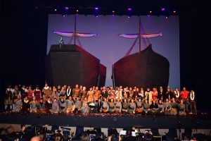 DANLANTAMAL III JAKARTA SAKSIKAN PAGELARAN TEATER JALASENA LAKSAMANA MALAHAYATI TAHUN 2023
