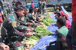 BOHAI Barbar, Jurus Jitu Satgas YPR 330 Kostrad, Gerakkan Roda Perekonomian di Intan Jaya Papua