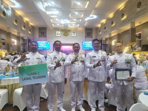 DANLANTAMAL III JAKARTA HADIRI UPACARA HUT KE-78 TNI AL TAHUN 2023