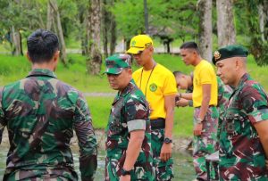 Yonif Raider 754 Kostrad Terima Kunjungan Staf Operasi Angkatan Darat
