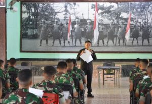 Yonif Raider 754 Kostrad Adakan Litpers Kepada Para Pejabat Vital