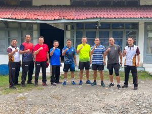 Pererat Sinergitas, Forkopimda Sabang Gelar Olahraga Bersama di GOR Gelora Wijaya Kusuma Lanal Sabang