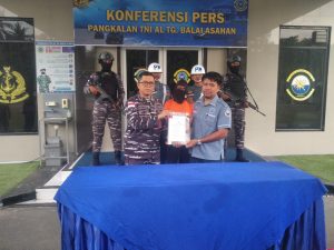 TNI AL Lanal TBA Berhasil Gagalkan Penyelundupan Tujuh Kilogram Narkoba Jenis Sabu