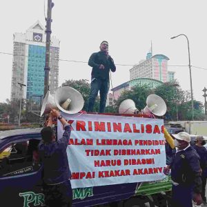 LBH-IKBP Melakukan Demonstrasi di Universitas Tarumanegara, Albertha Minta Keadilan