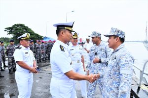 Danlantamal I Lepas Keberangkatan Kapal Perang Malaysia