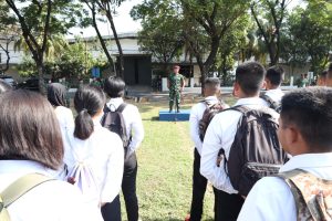 DANLANTAMAL III JAKARTA BERIKAN PENGARAHAN KEPADA CABA DAN CATA PK TNI AL GEL II TA 2023