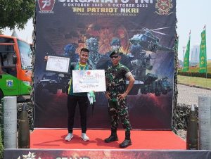 Prajurit Yonzipur 9 Kostrad Raih Juara dalam Kejuaraan Piala Panglima TNI Run