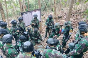 Yonif Mekanis Raider 412 Kostrad Melaksanakan Latihan UST Peleton