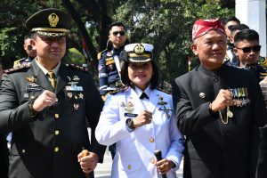 Komandan Lanal Bandung Hadiri Upacara Peringatan Hari Jadi Ke-213 Kota Bandung