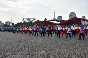 DANLANTAMAL III JAKARTA HADIRI PEMBUKAAN RANGKAIAN KEGIATAN HUT KE-78 TNI TAHUN 2023