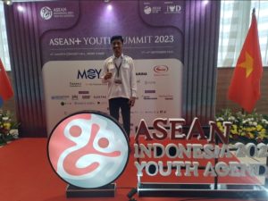 Irvannanda (Ketum ATIOS) Menghadiri Acara ASEAN+ Youth Summit 2023 di Jakarta Concert Hall INews Tower