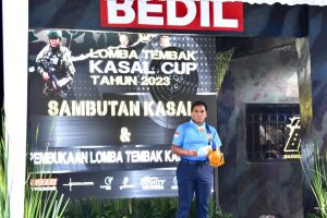DANLANTAMAL III JAKARTA HADIRI UPACARA PEMBUKAAN LOMBA TEMBAK KASAL CUP TAHUN 2023