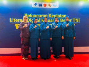 KETUA KORCAB III DJA I HADIRI ACARA PEMBUKAAN LAUNCHING LITERASI DIGITAL BERSAMA KELUARGA BESAR TNI
