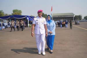 DANLANTAMAL III JAKARTA HADIRI UPACARA SERTIJAB DANLANUD HALIM PERDANAKUSUMA