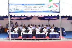 LANTAMAL III JAKARTA SAMBUT KEDATANGAN KAPAL PERANG INDIA INS TIR (A86), INS SUJATA (P56) DAN ICGS SARATHI (14)
