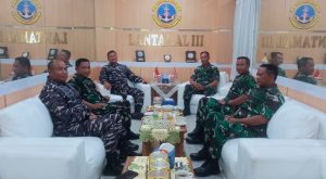 DANLANTAMAL III JAKARTA TERIMA KUNJUNGAN DANGUSPURLA KOARMADA I
