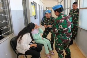 Tim Kesehatan Indobatt Gelar Pengobatan Gratis di Wilayah ADCHIT AL QUSAYR