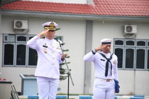 Danlanal TBA Pimpin Upacara Hari Lahir Pancasila