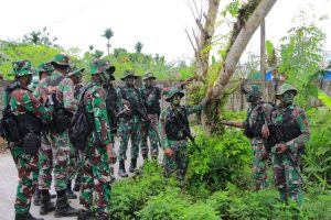 Asah Otak Prajurit Raja, Yonif Raider 754 Gelar Lomba Navigasi Darat