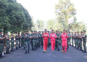 Pergi Dengan Kehormatan Pulang Dengan Kebanggaan, Penyambutan Tim Atletik Yonif Para Raider 502 Ujwala Yudha