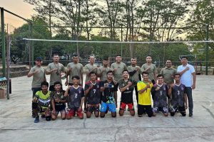 Jalin Silaturahmi dan Kebersamaan, Yonif 321 Kostrad Gelar Olahraga Bersama PT Indocement