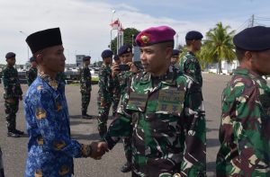 33 Personel Mako Lantamal I Laksanakan Laporan Kenaikan Pangkat