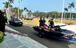 Defile Pasukan dan Alutsista Warnai Upacara HUT Ke-78 TNI di Provinsi Bengkulu