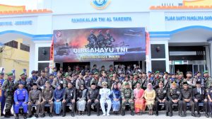 HUT Ke-78 TNI di Kabupaten Kepulauan Anambas Dimeriahkan Dengan Parade dan Defile